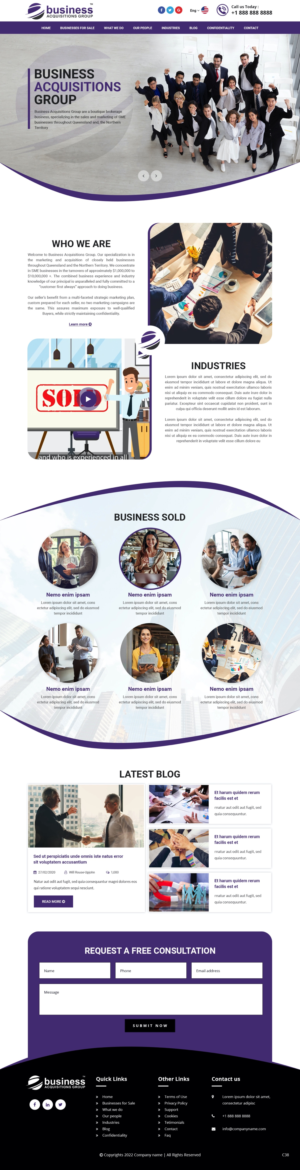 Web Design by pb for this project | Design: #28004409