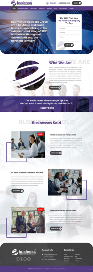 Web Design by pb for this project | Design: #28004411