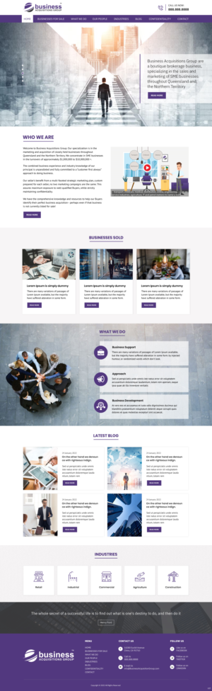 Web Design by pb for this project | Design: #28004414