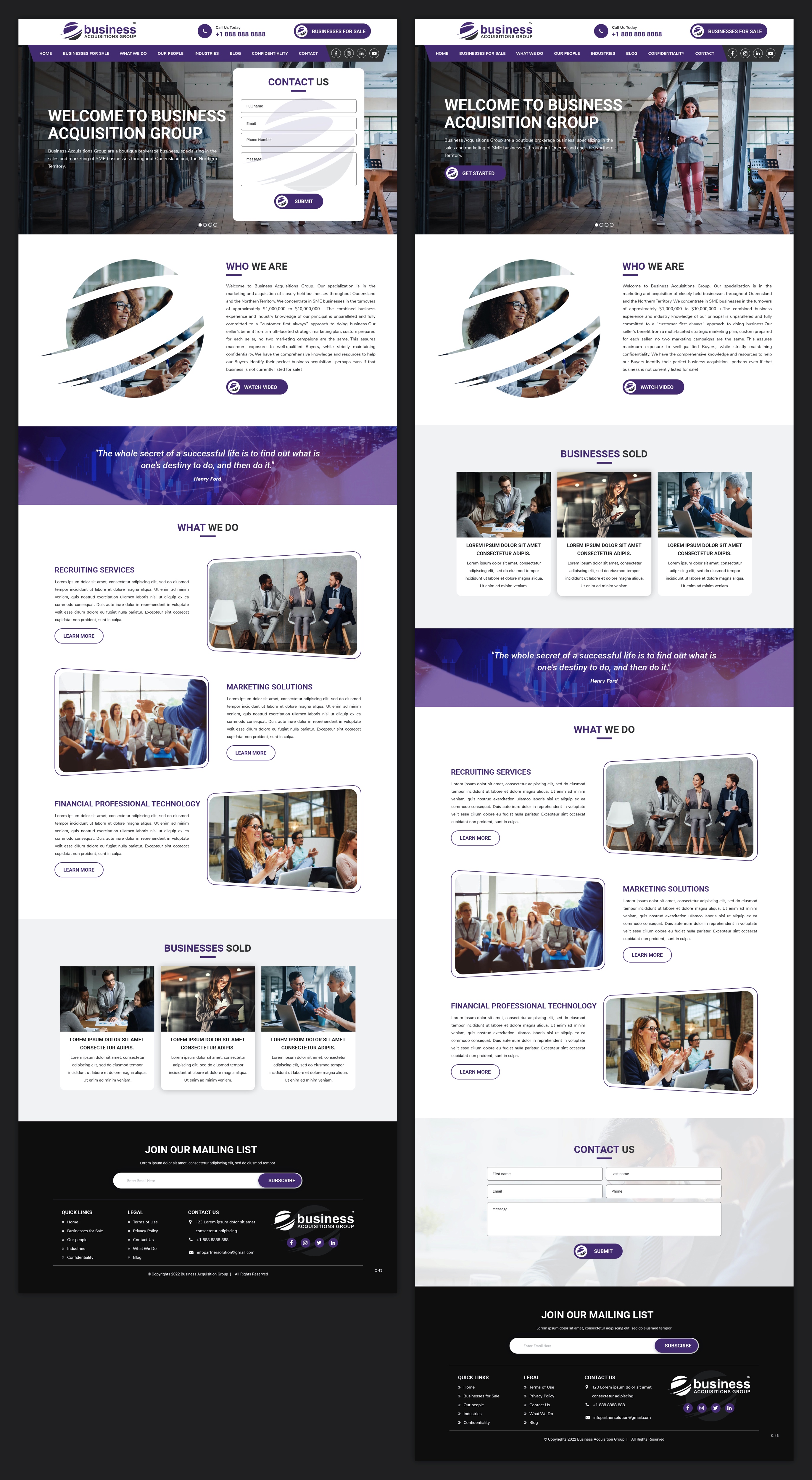 Web Design by pb for this project | Design #28004416