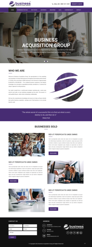 Web Design by pb for this project | Design: #28010699