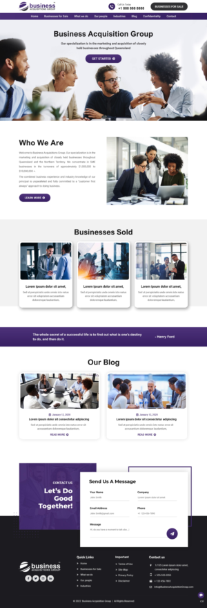 Web Design by pb for this project | Design: #28010702