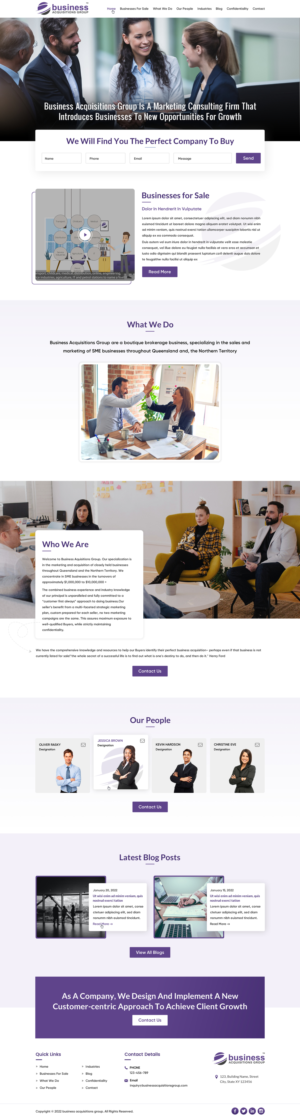 Web Design by Sbss for this project | Design: #28015047