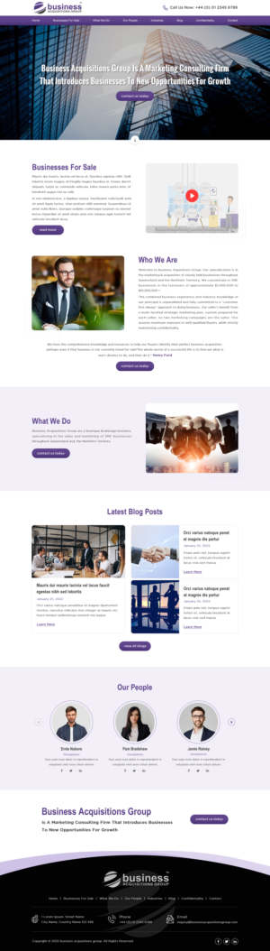 Web Design by Sbss for this project | Design: #28016032