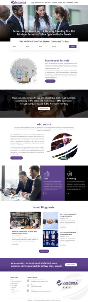 Web Design by Sbss for this project | Design: #28016033