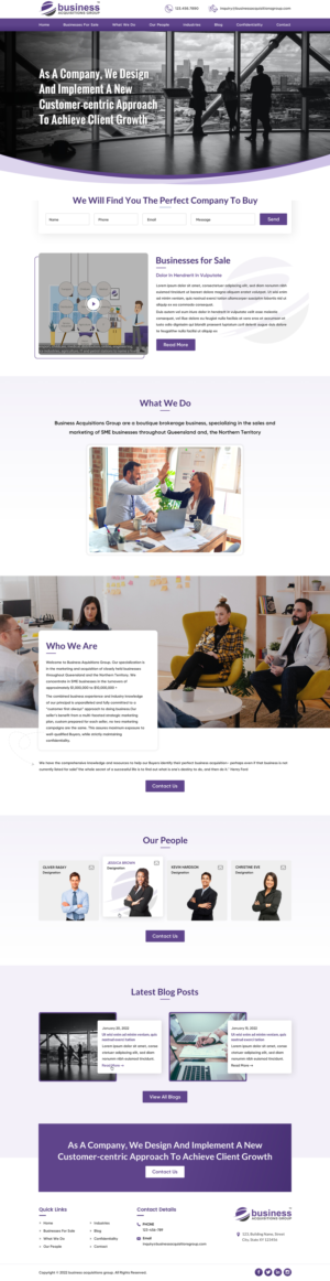 Web Design by Sbss for this project | Design: #28016035