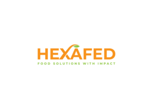 Company name : HEXAFED / Baseline : Food solutions with impact | Logo Design by nilpori  103