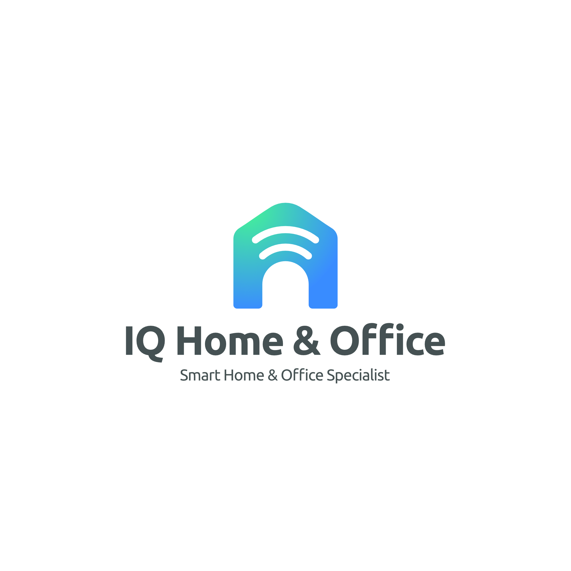 Logo Design by Muhammad Panji for IQ Home & Office | Design #28036241