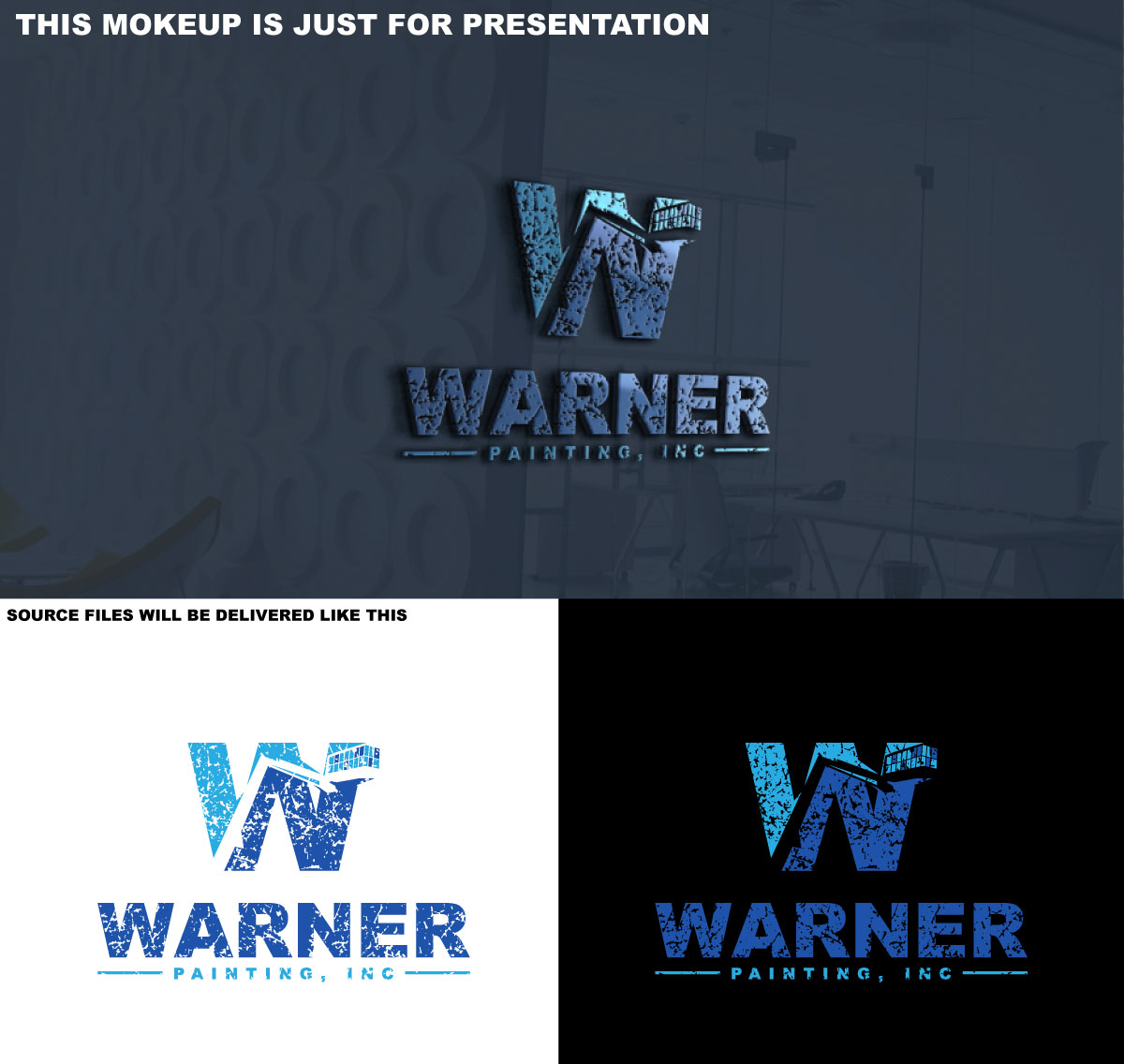 Logo Design by RS_Design for Warner Painting, Inc. | Design #28066180