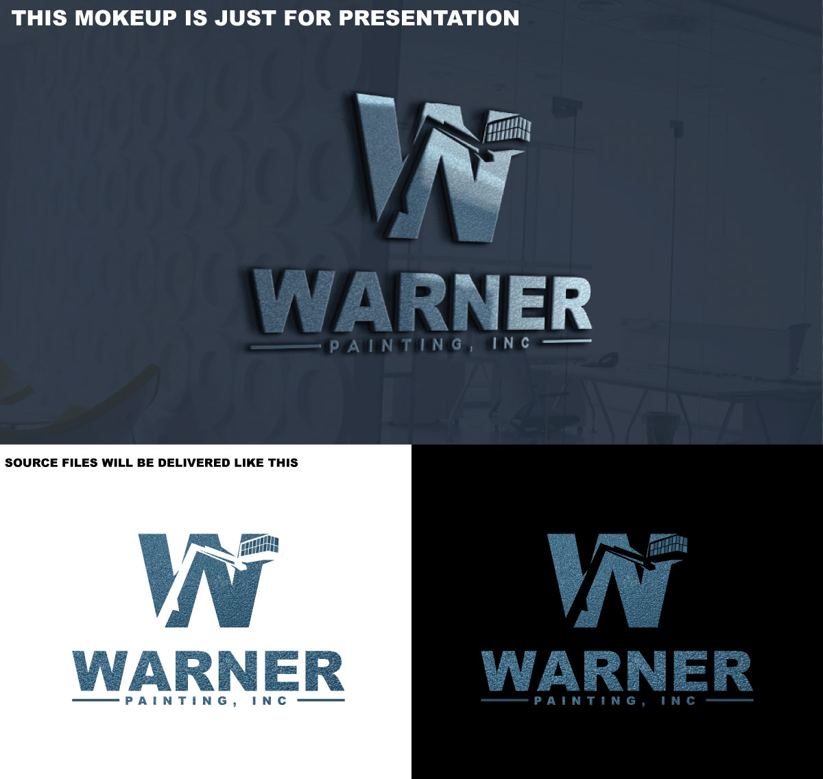 Logo Design by RS_Design for Warner Painting, Inc. | Design #28067582