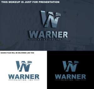 Logo Design by RS_Design for Warner Painting, Inc. | Design: #28067582
