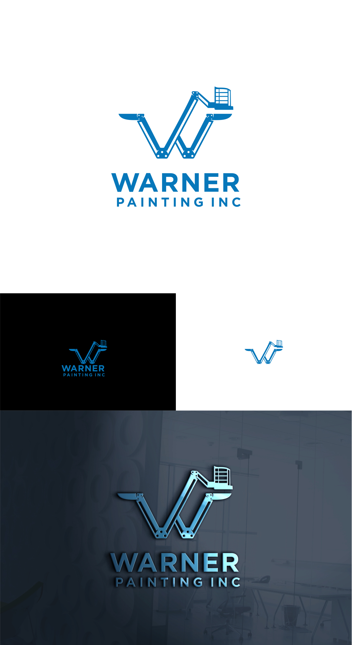 Logo Design by ananda86 for Warner Painting, Inc. | Design #28006051