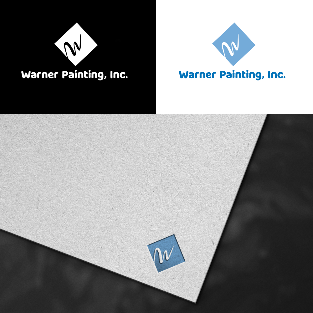 Logo Design by karolrfb for Warner Painting, Inc. | Design #28012041