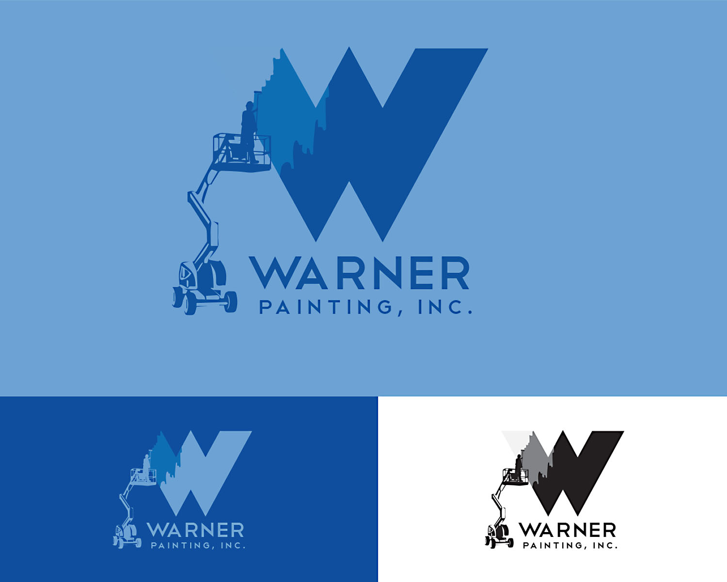Logo Design by radleon for Warner Painting, Inc. | Design #28012162