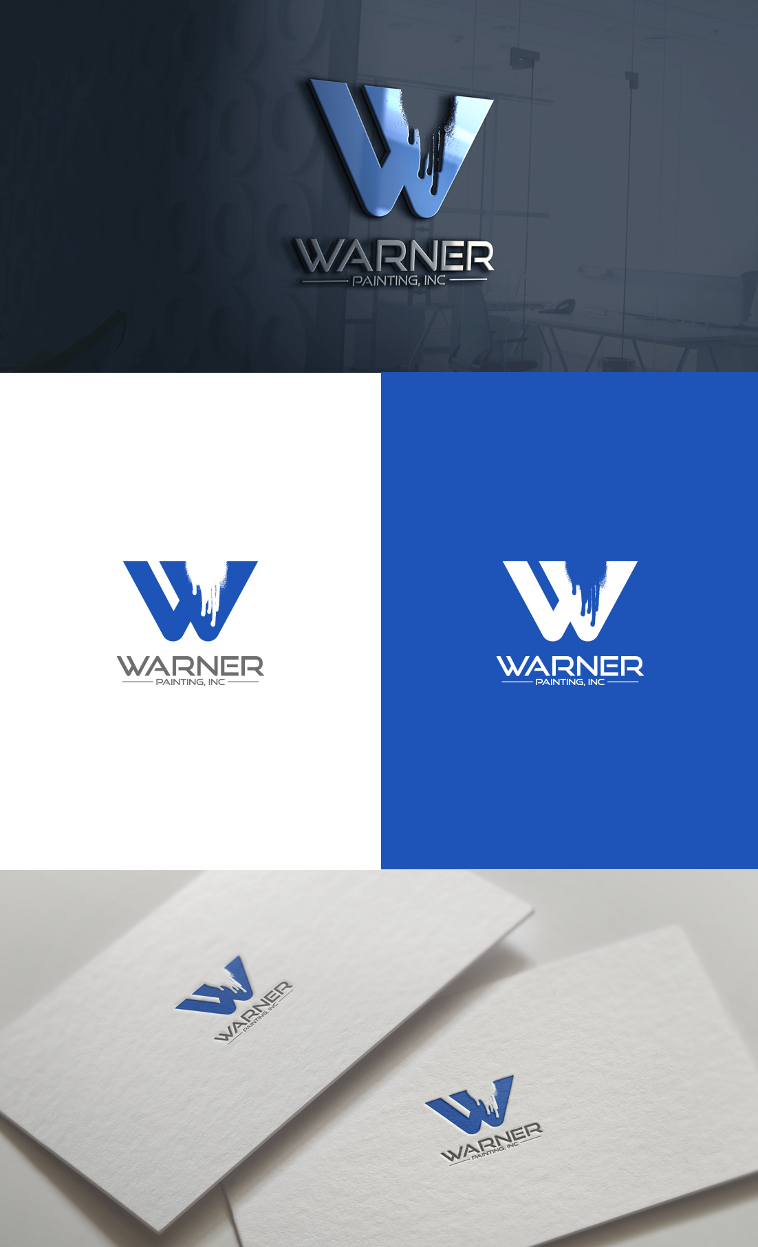 Design de Logo par GLDesigns pour Warner Painting, Inc. | Design #28004163
