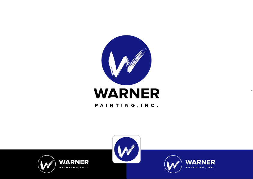 Logo Design by ~idiaz~ for Warner Painting, Inc. | Design #28016704