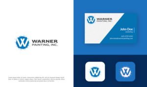 Logo Design by christianpoetoe for Warner Painting, Inc. | Design: #28008275