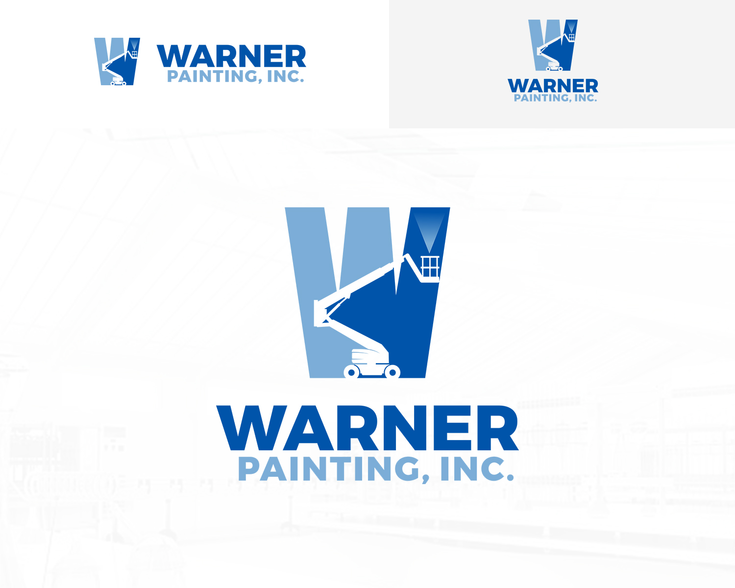 Logo Design by Djamdesign for Warner Painting, Inc. | Design #28012409