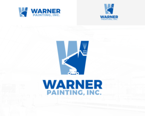 Logo Design by Djamdesign for Warner Painting, Inc. | Design: #28012409
