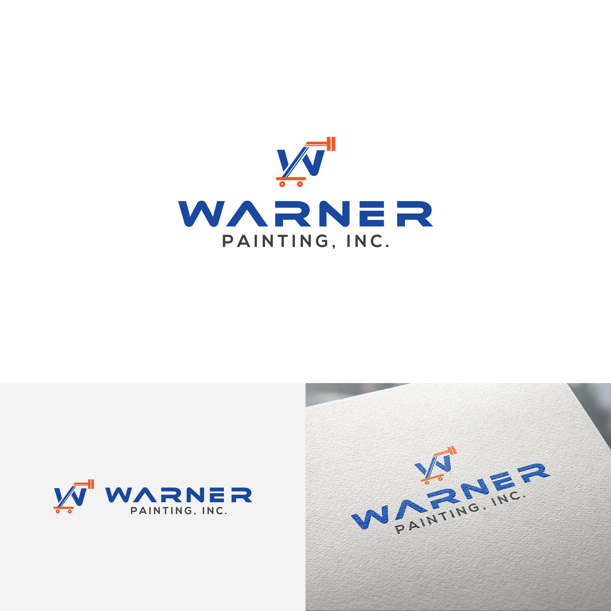 Logo Design by Moumita_ for Warner Painting, Inc. | Design #28007538
