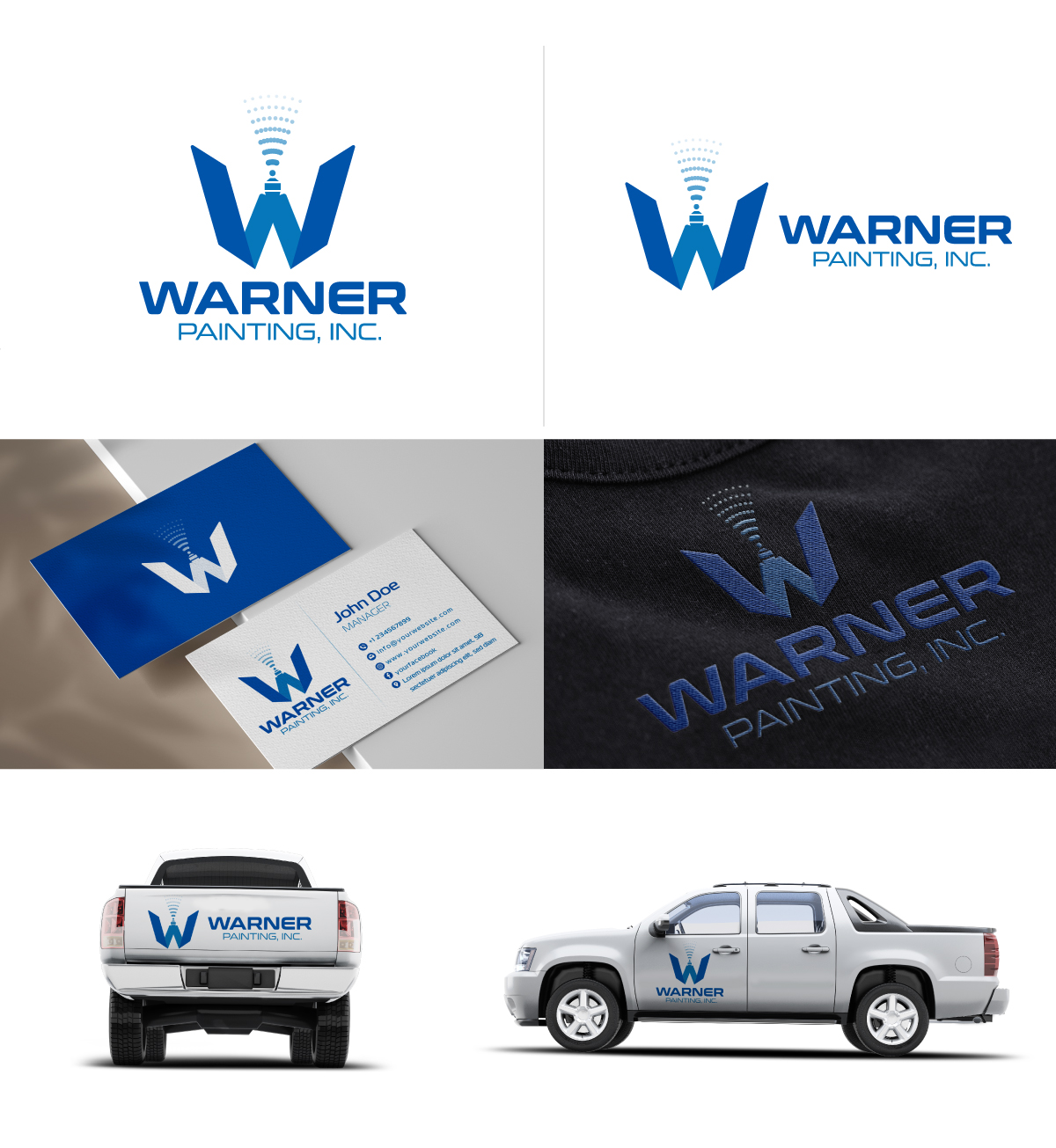 Logo Design by kaatem for Warner Painting, Inc. | Design #28021501