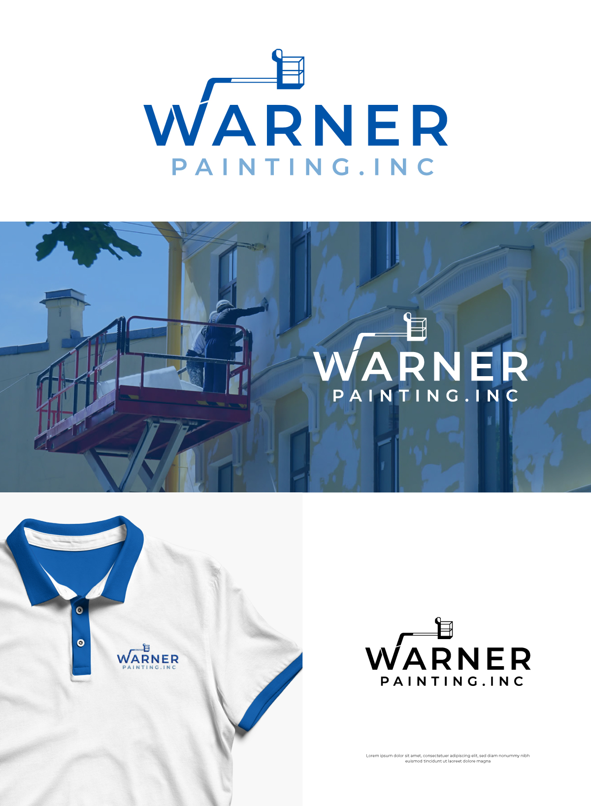 Logo Design by Graphic_Dune for Warner Painting, Inc. | Design #28018400