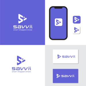 Savvii (brand name)  Smart shoppers know (tagline) - optional to add | Logo Design by sarzgraphic