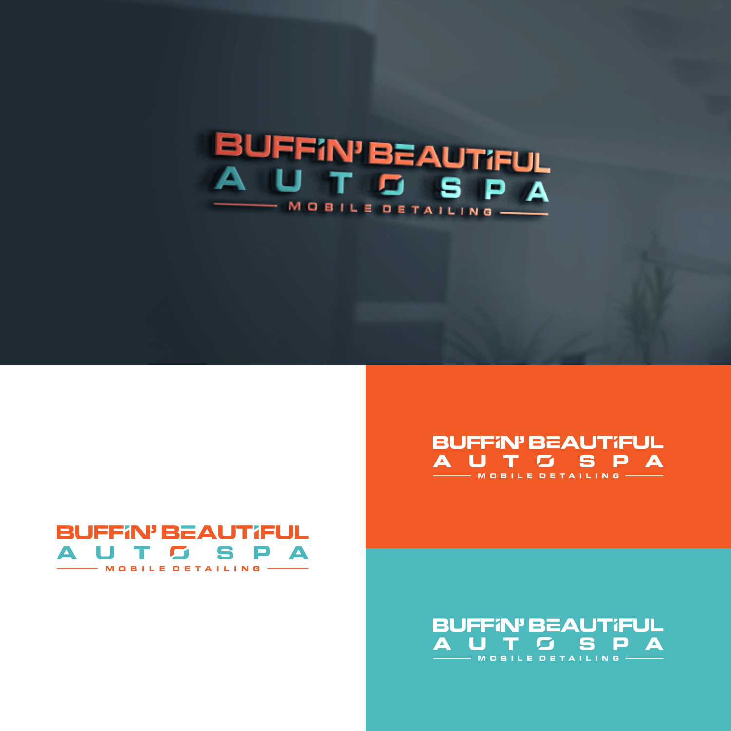 Diseño de Logo por soffel para Buffin’ Beautiful Auto Spa | Diseño #28007377