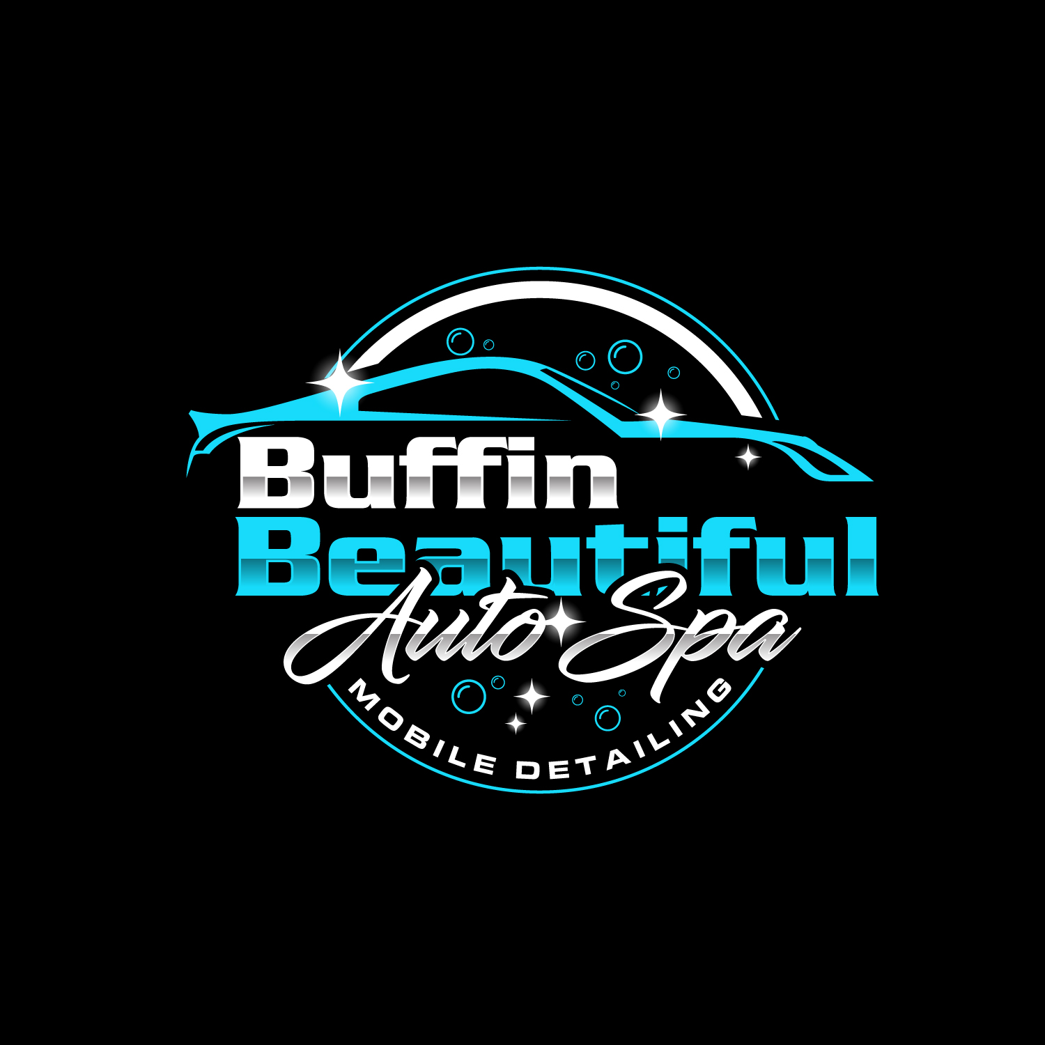 Diseño de Logo por Dream Logo Design para Buffin’ Beautiful Auto Spa | Diseño #28009879