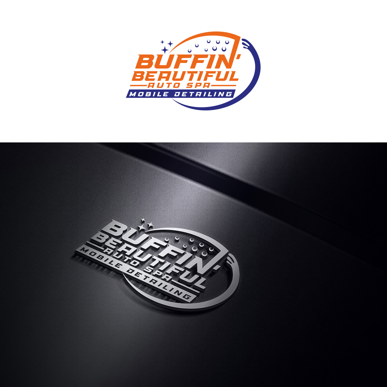 Diseño de Logo por Maxo-Biz para Buffin’ Beautiful Auto Spa | Diseño #28008952