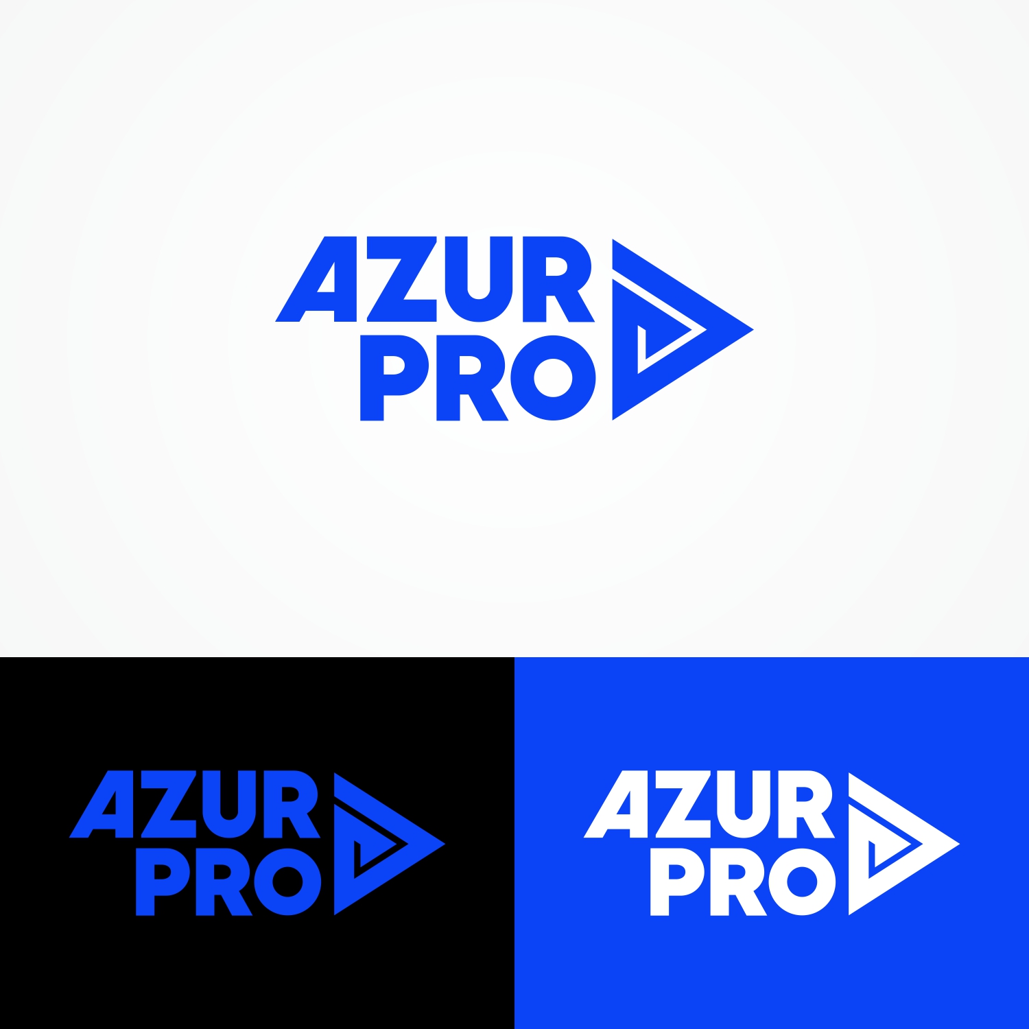 Elegant, Playful Logo Design for AZUR PRO by B8 | Design #28023903