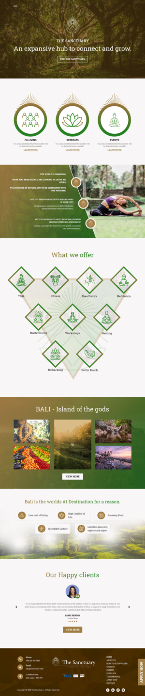 Web Design by VC for this project | Design: #28184909