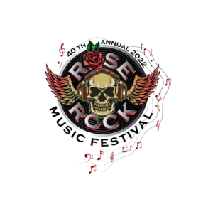 Rose Rock Music Festival TShirt Design