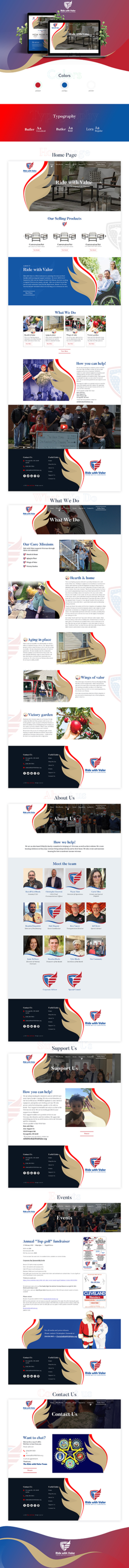 Wordpress Design by sai.designer87 for Ride with Valor | Design: #28026977