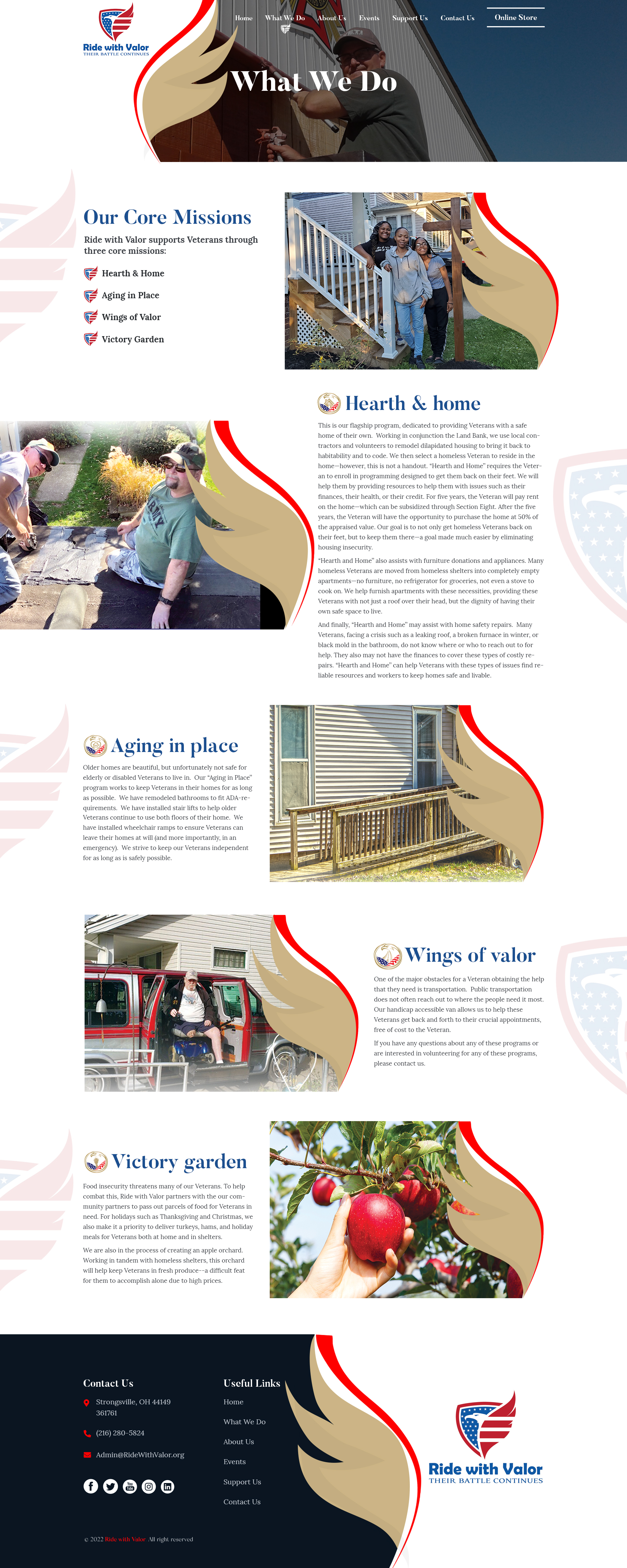 Wordpress Design by sai.designer87 for Ride with Valor | Design #28026978