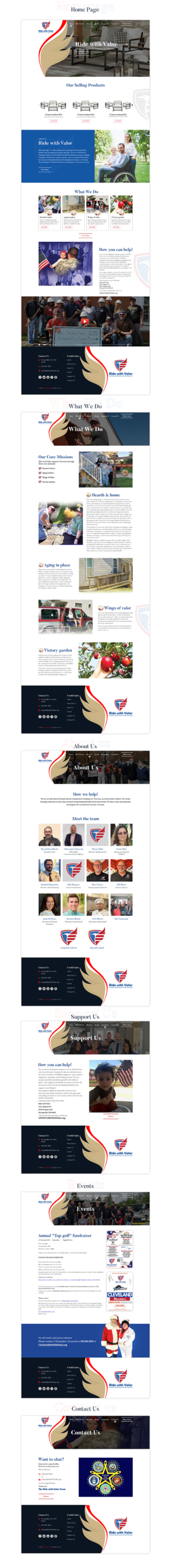 WordPress-Design von sai.designer87 für Ride with Valor | Design #28032546