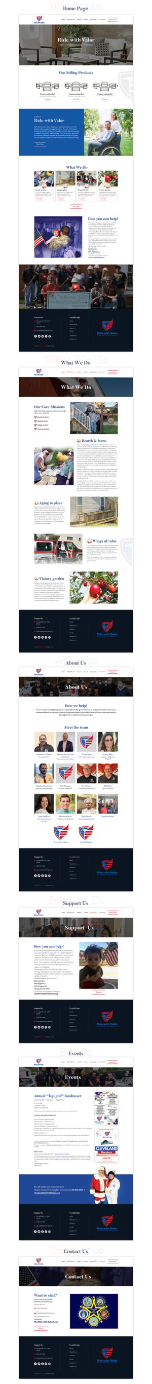 Wordpress Design by sai.designer87 for Ride with Valor | Design: #28032547