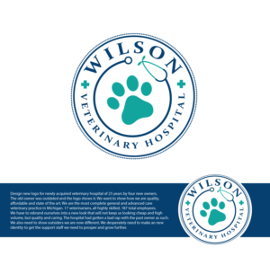Wilson Veterinary Hospital | Logo Design by HAKIMA 2