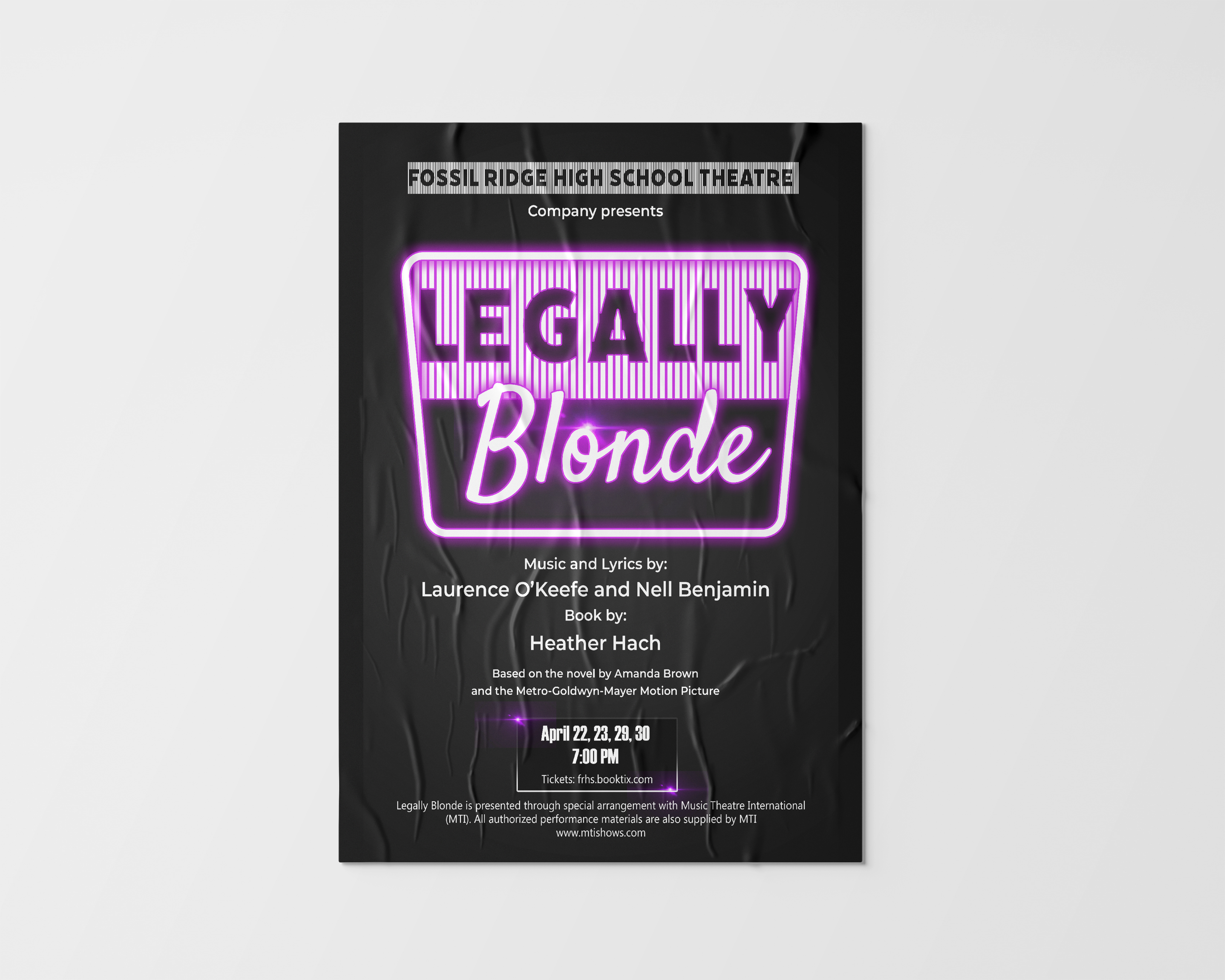 Poster Design by Black Machine Grafx for Fossil Ridge High School | Design #28014827