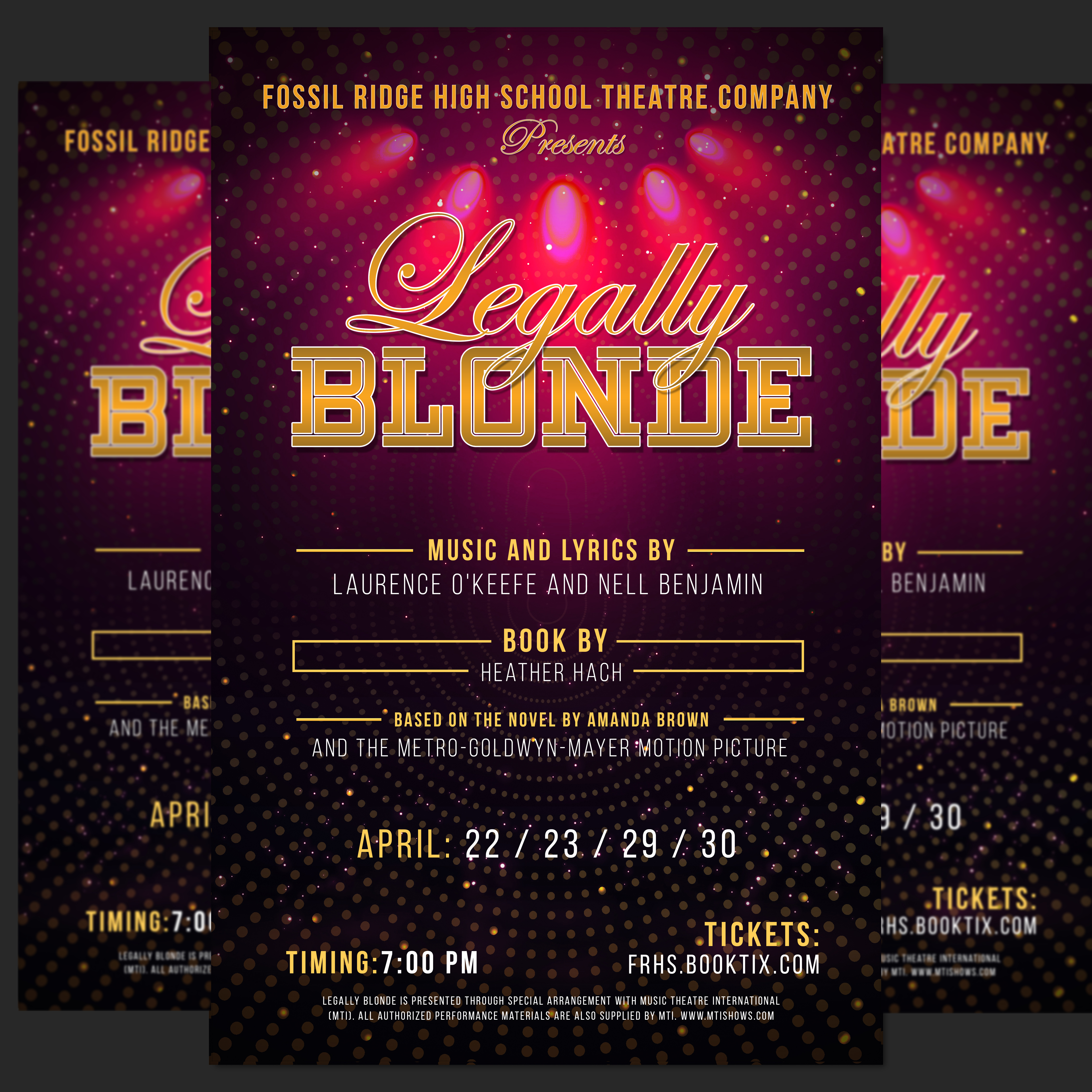 Poster Design by aj for Fossil Ridge High School | Design #28044883