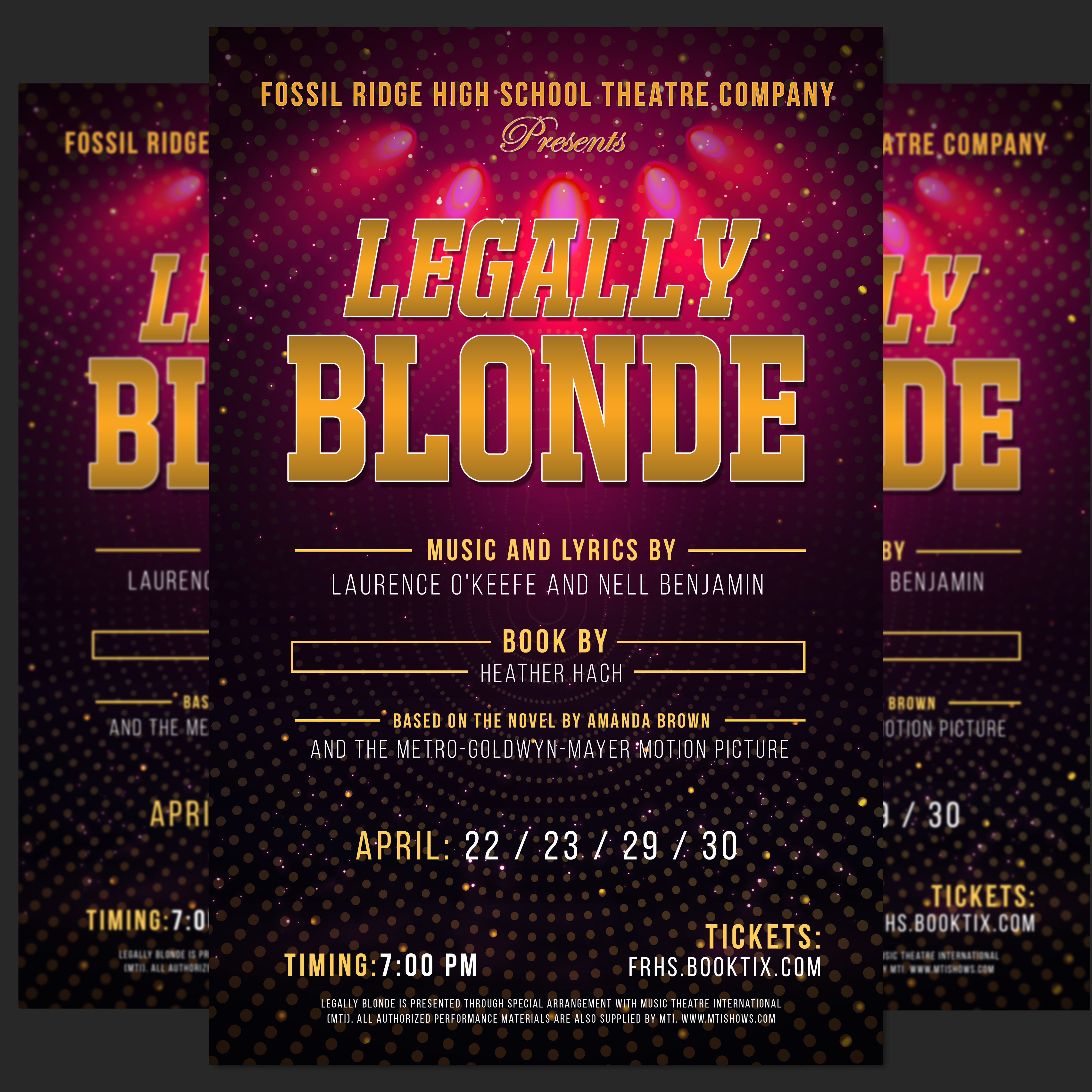 Poster-Design von aj für Fossil Ridge High School | Design #28044884