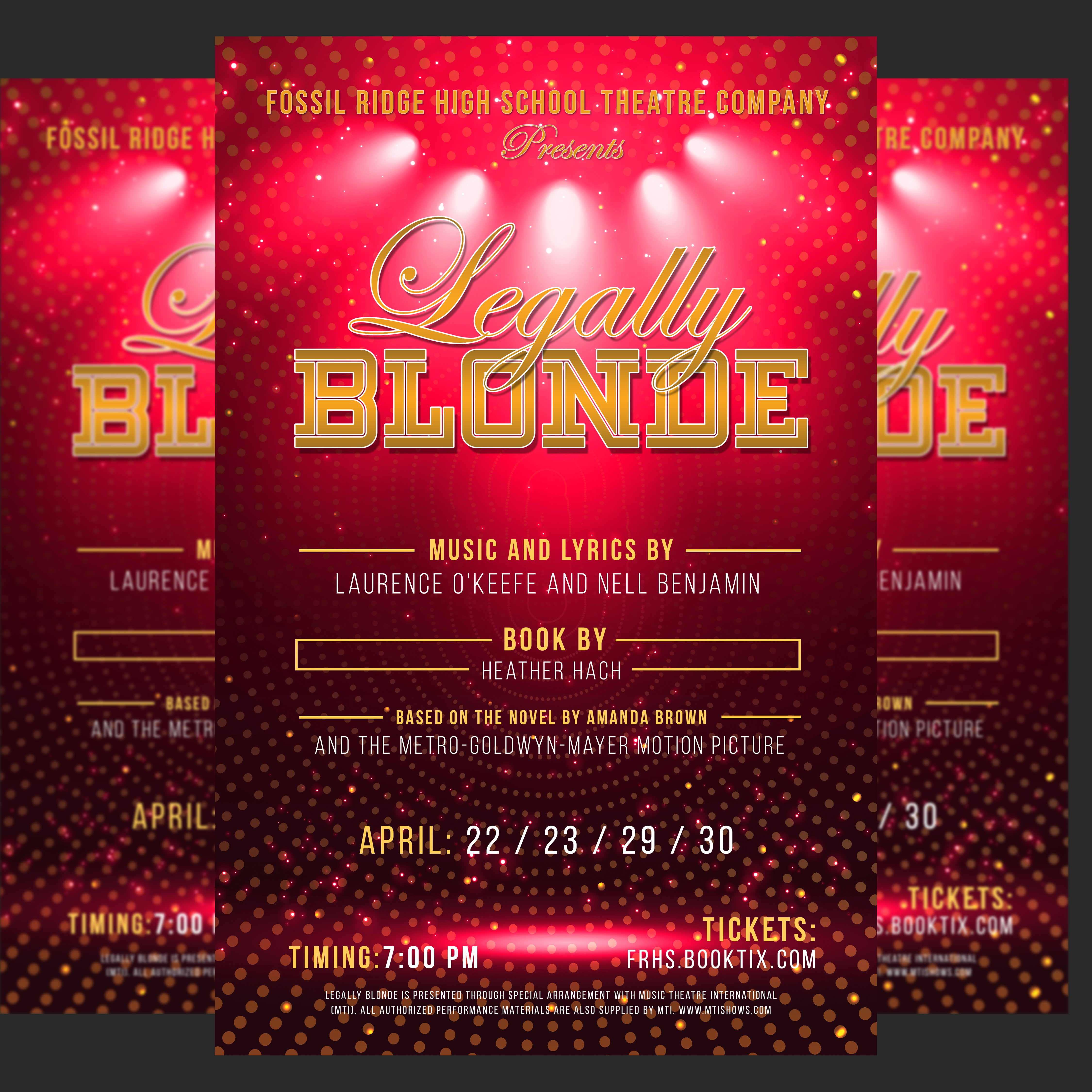 Poster Design by aj for Fossil Ridge High School | Design #28063277