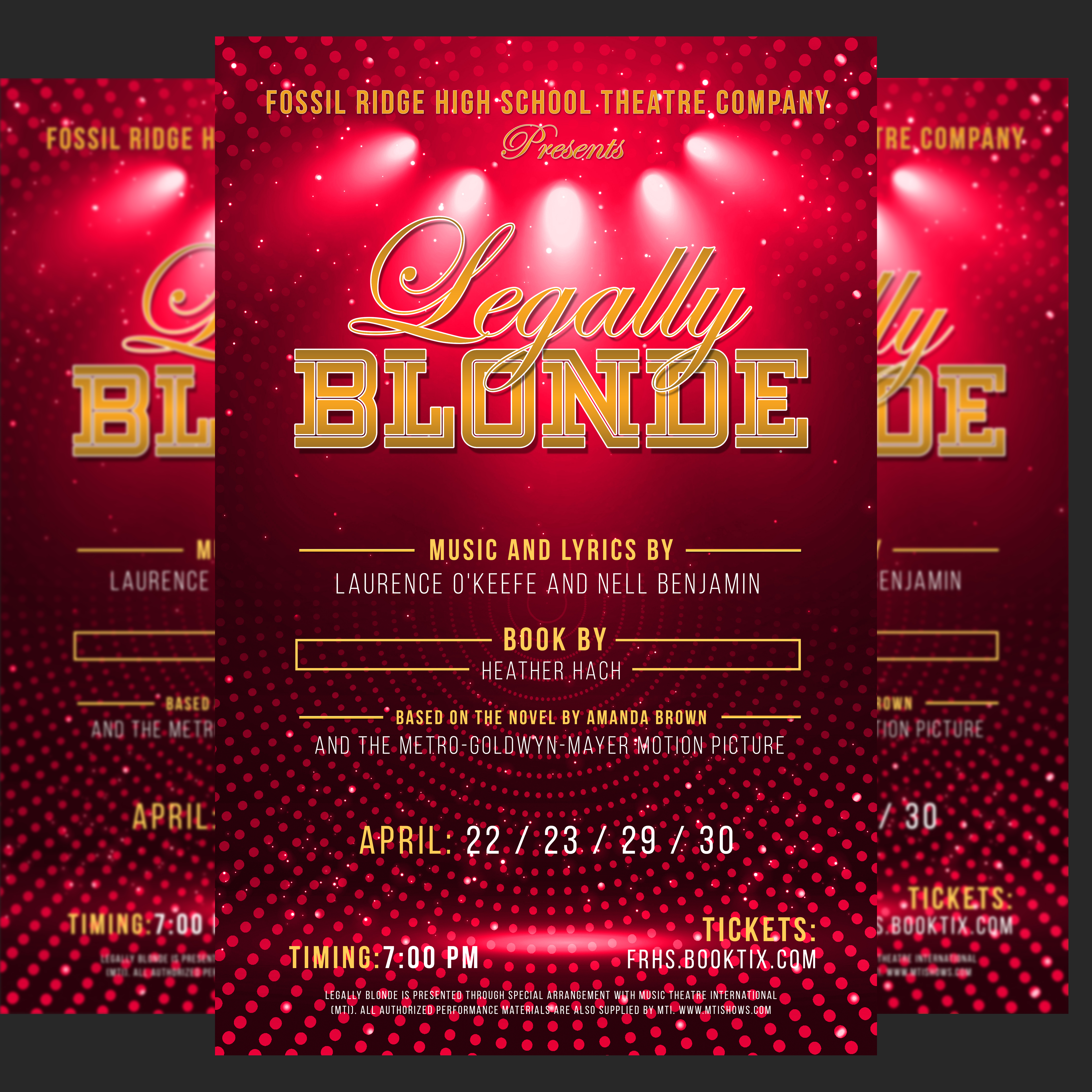 Poster Design by aj for Fossil Ridge High School | Design #28063279