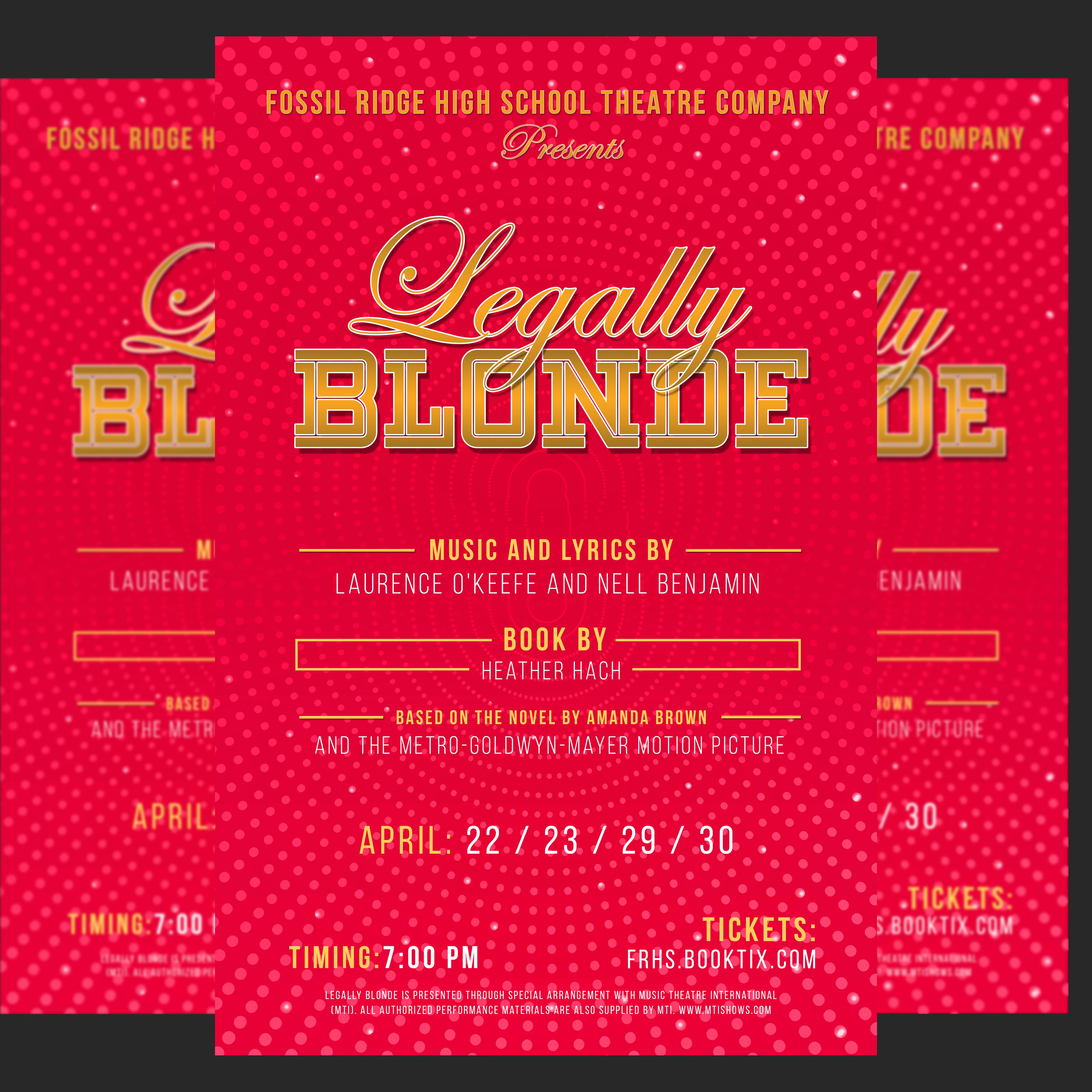 Poster-Design von aj für Fossil Ridge High School | Design #28063280