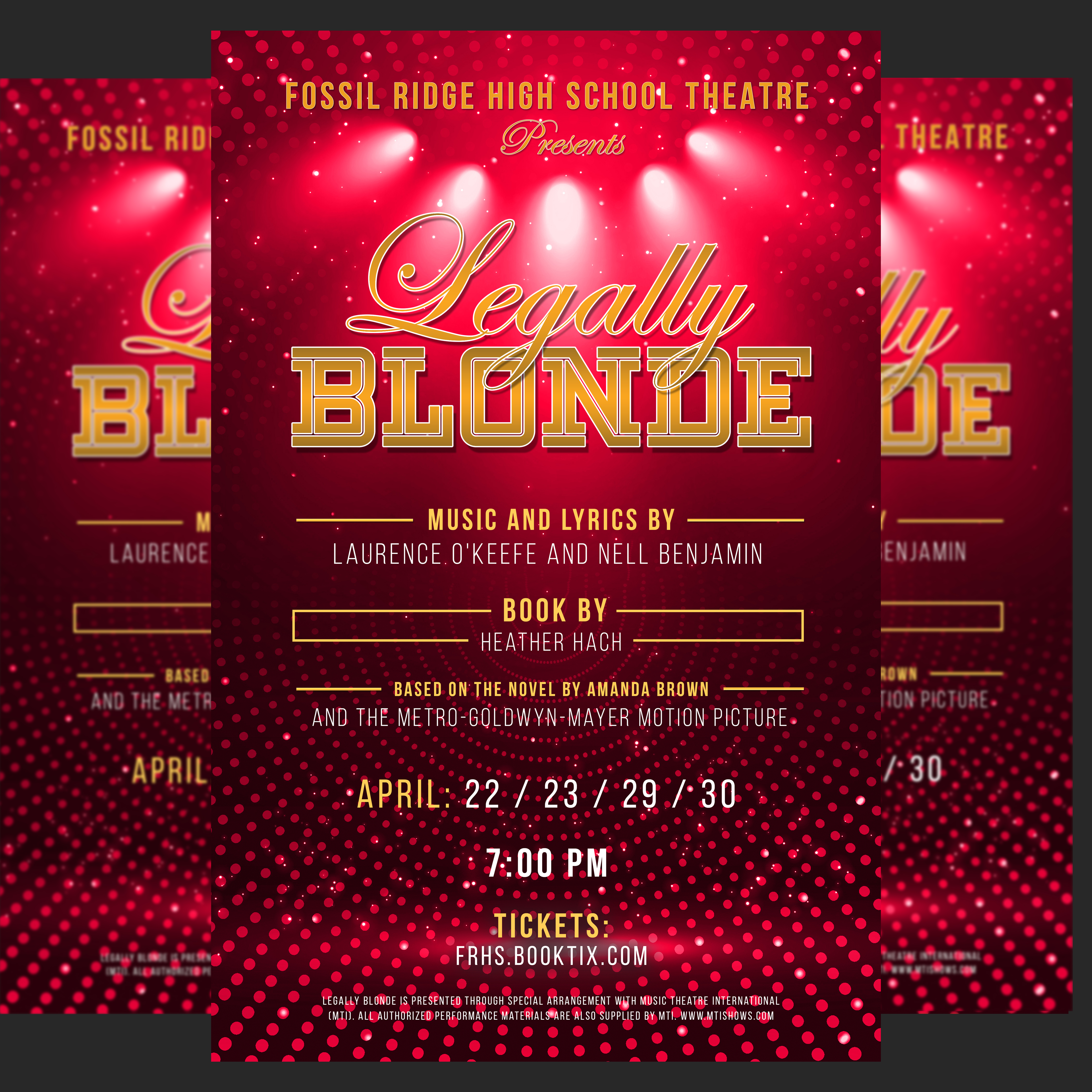 Poster Design by aj for Fossil Ridge High School | Design #28067408