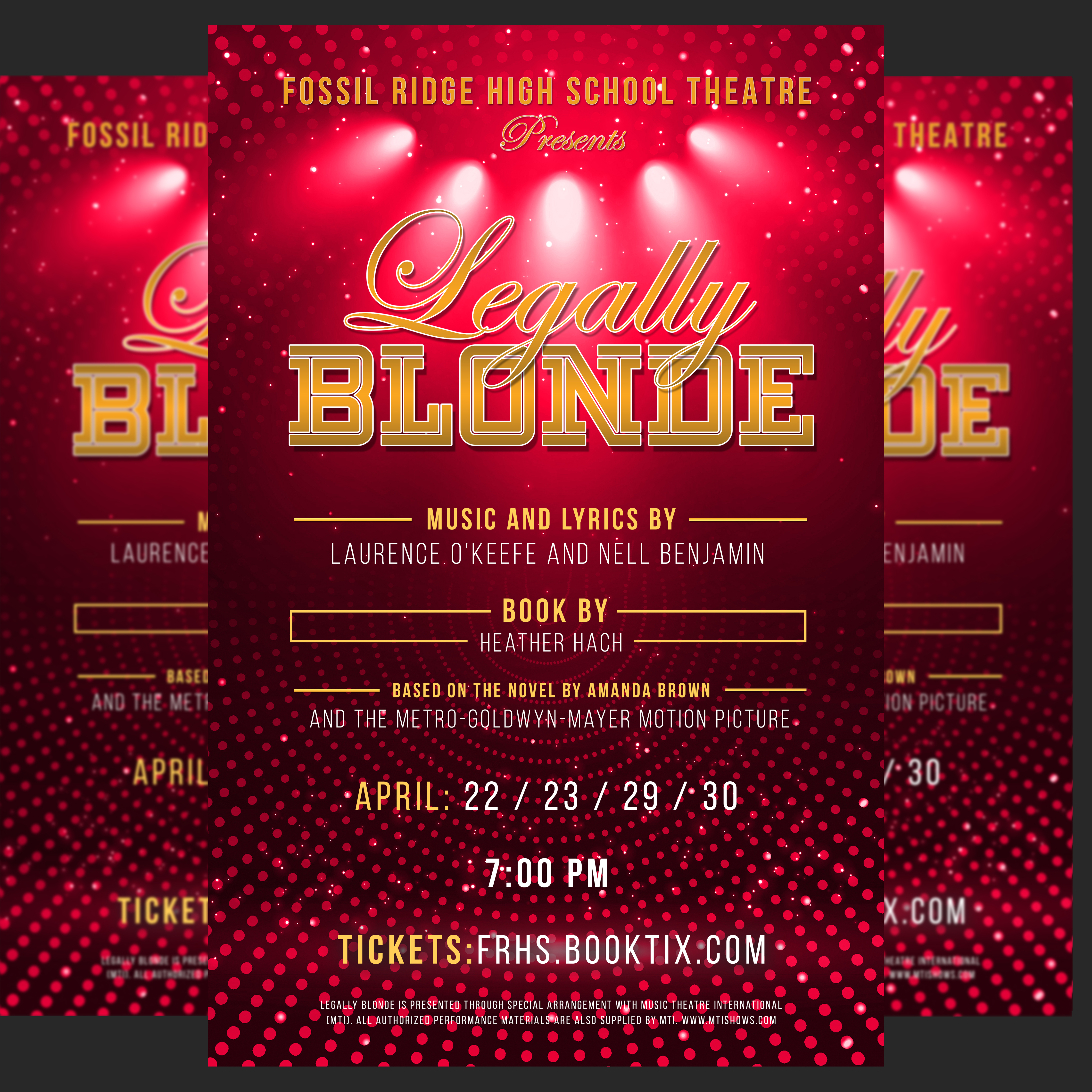 Poster Design by aj for Fossil Ridge High School | Design: #28067409