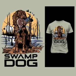 Boykin Spaniel Hunting  Design | T-Shirt-Design von Devondad