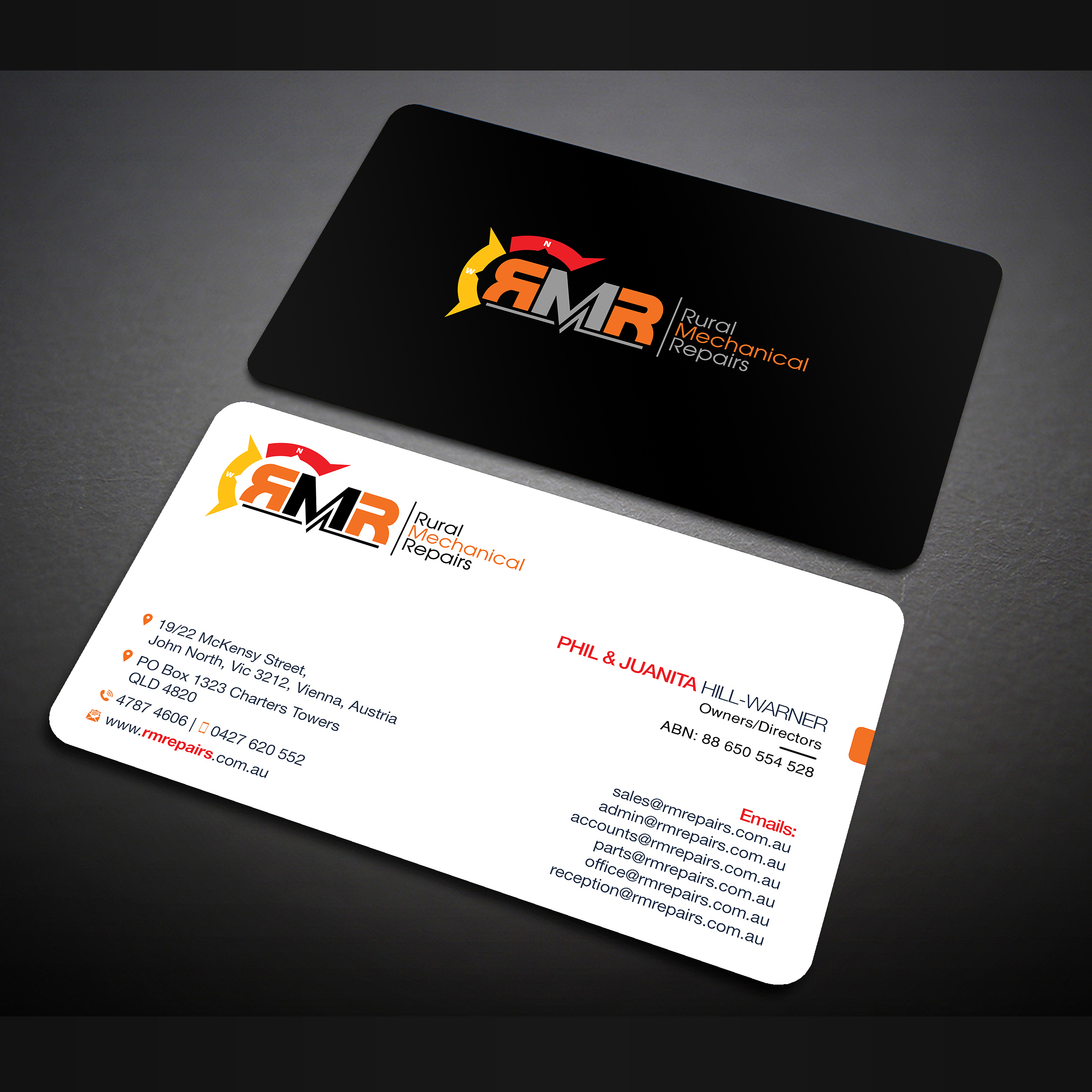 Visitenkarten-Design von Designers Hub für Rural Mechanical Repairs | Design #28022380