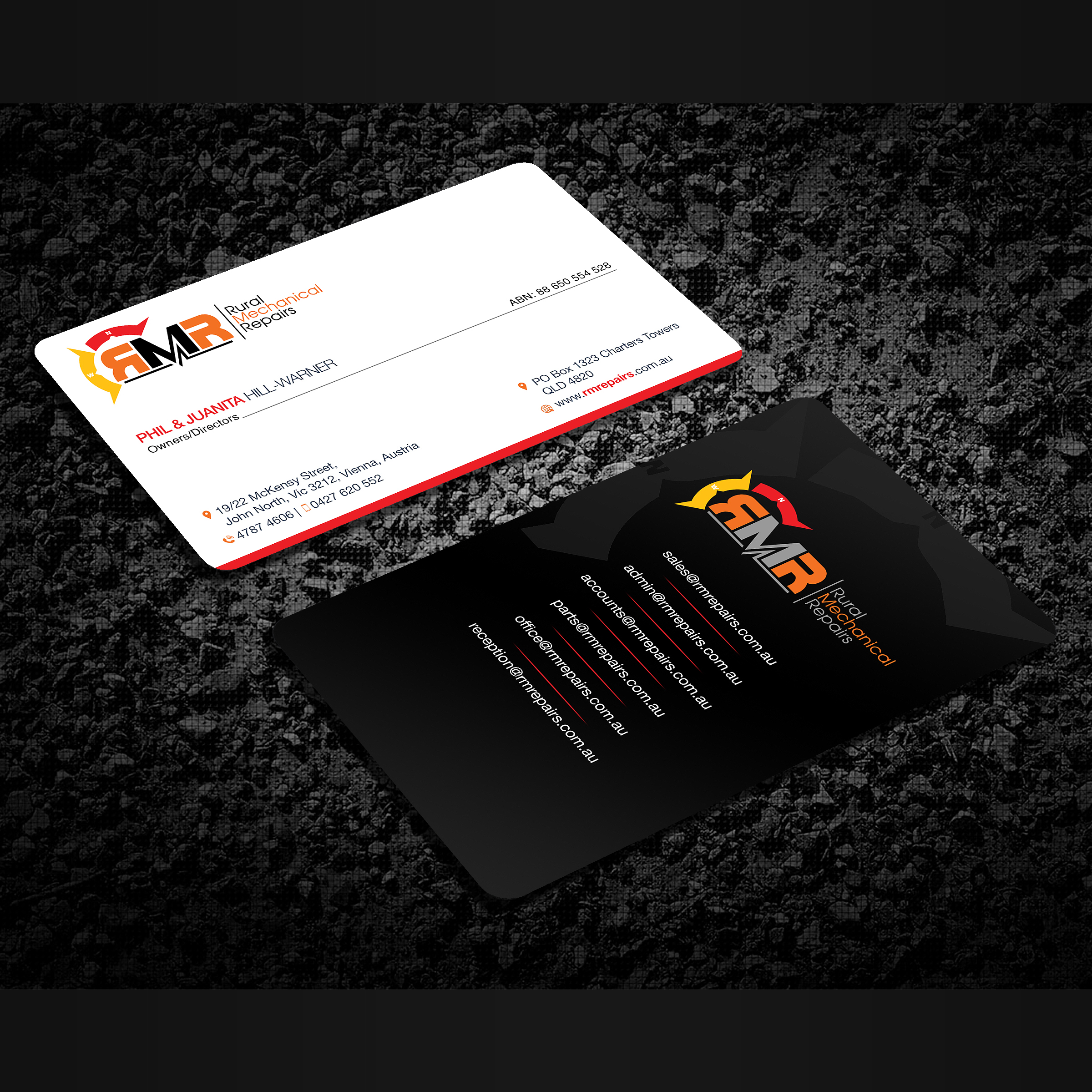 Business Card Design by Designers Hub for Rural Mechanical Repairs | Design #28028141