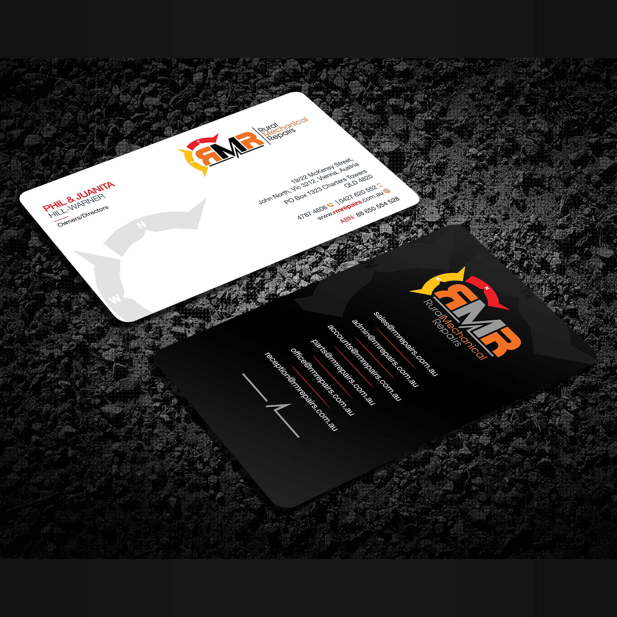 Visitenkarten-Design von Designers Hub für Rural Mechanical Repairs | Design #28033003